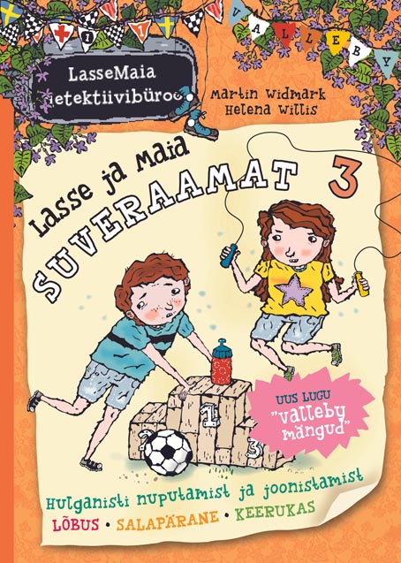 Lasse ja Maia suveraamat 3: Valleby mängud kaanepilt – front cover