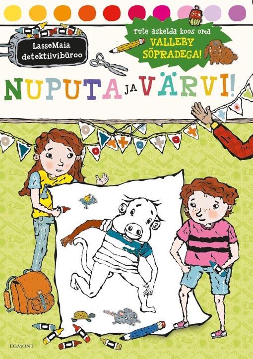 LasseMaia detektiivibüroo: nuputa ja värvi! kaanepilt – front cover