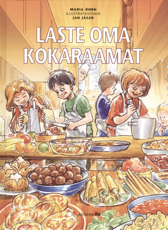 Laste oma kokaraamat kaanepilt – front cover