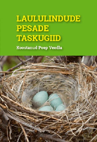 Laululindude pesade taskugiid kaanepilt – front cover