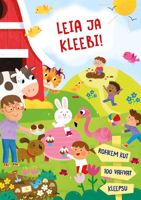 Leia ja kleebi! Rohkem kui 100 vahvat kleepsu kaanepilt – front cover