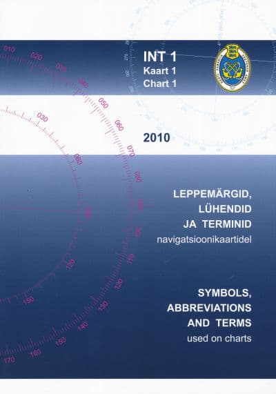 Leppemärgid, lühendid ja terminid navigatsioonikaartidel Symbols, abbreviations and terms used on charts kaanepilt – front cover