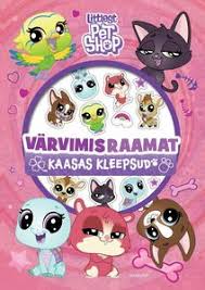 Littlest Pet Shop värvimisraamat, kaasas kleepsud