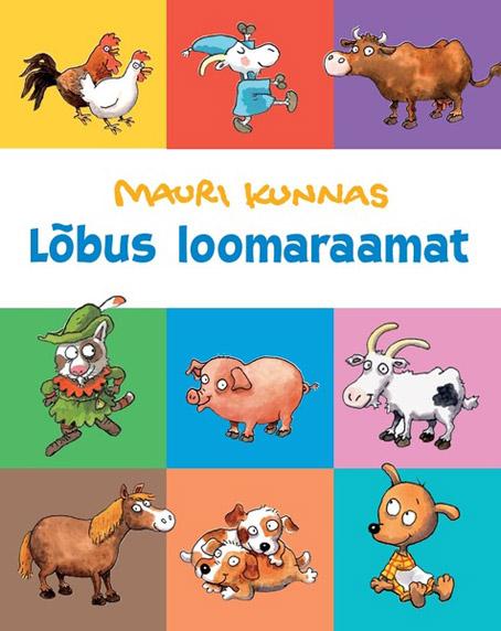 Lõbus loomaraamat kaanepilt – front cover