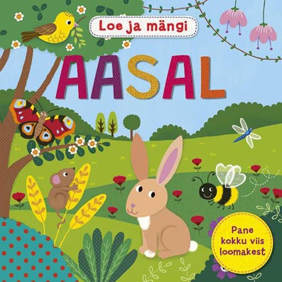 Loe ja mängi: aasal Pane kokku viis loomakest kaanepilt – front cover