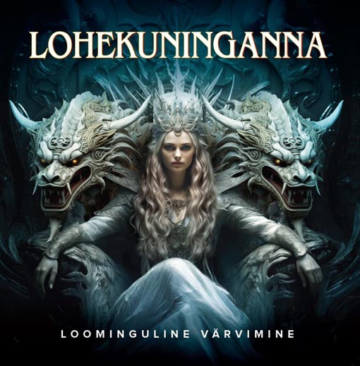 Lohekuninganna Loominguline värvimine kaanepilt – front cover