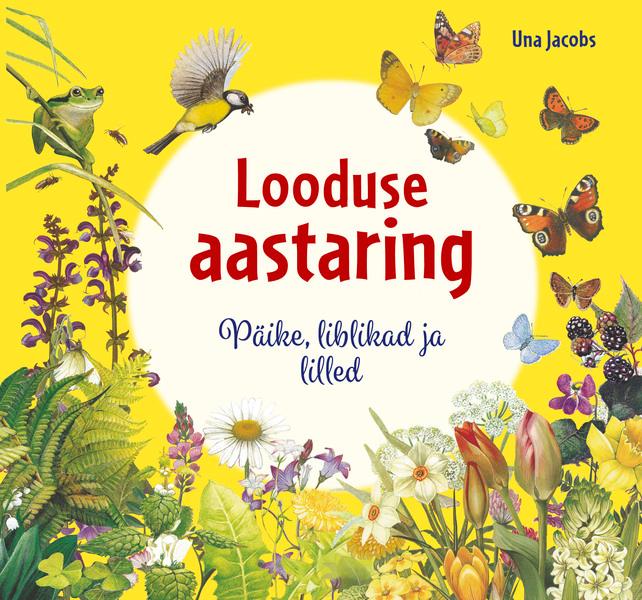 Looduse aastaring Päike, liblikad ja lilled kaanepilt – front cover