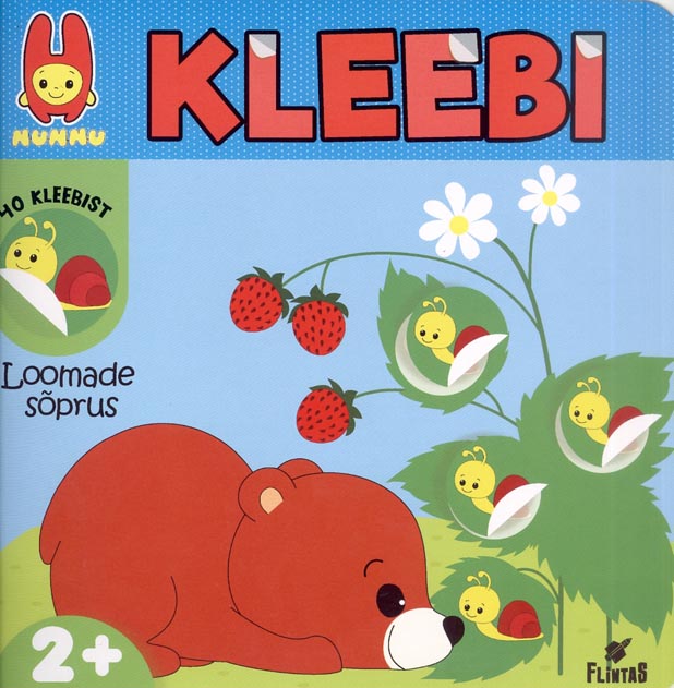 Loomade sõprus Kleebi: 40 kleebist kaanepilt – front cover