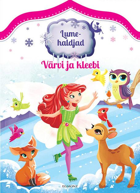 Lumehaldjad Värvi ja kleebi kaanepilt – front cover