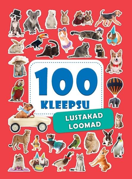 Lustakad loomad 100 kleepsu kaanepilt – front cover