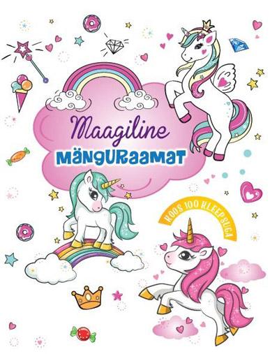 Maagiline mänguraamat Koos 100 kleepsuga kaanepilt – front cover