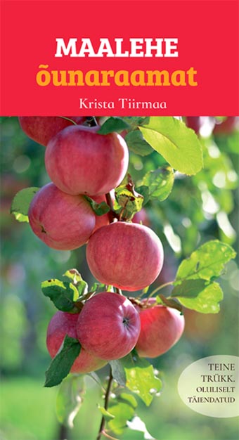 Maalehe õunaraamat kaanepilt – front cover
