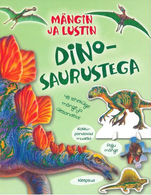 Mängin ja lustin dinosaurustega kaanepilt – front cover