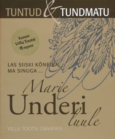 Marie Underi luule, Villu Tootsi graafika Las siiski kõnelen ma sinuga … kaanepilt – front cover