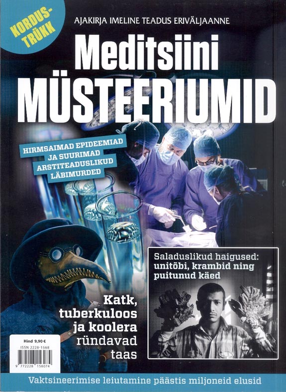 Meditsiini müsteeriumid Ajakirja Imeline Teadus eriväljaanne kaanepilt – front cover