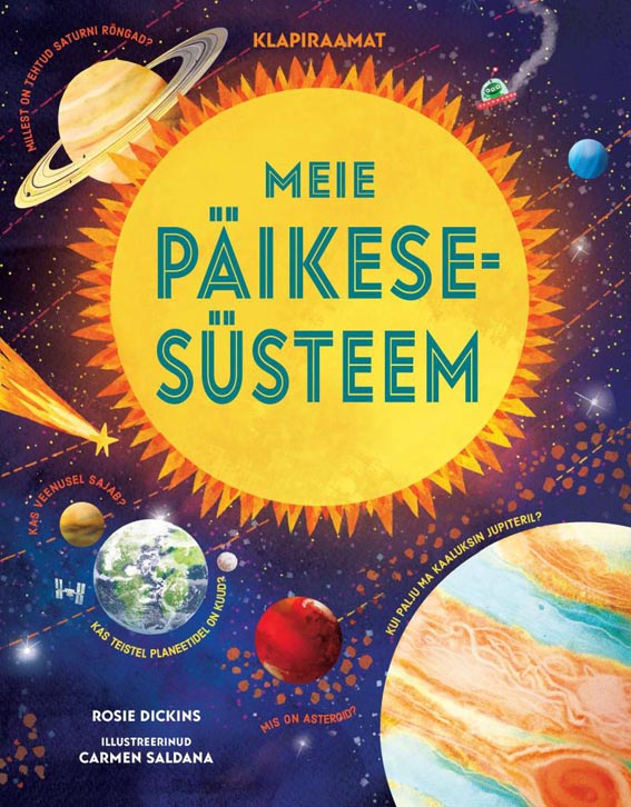 Meie päikesesüsteem: klapiraamat kaanepilt – front cover