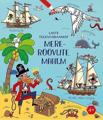 Mereröövlite maailm: laste tegevusraamat kaanepilt – front cover