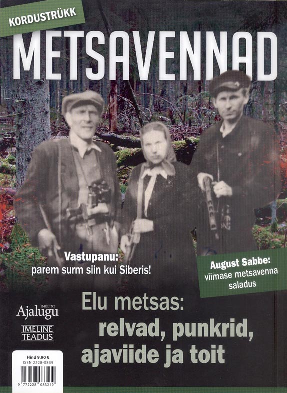 Metsavennad Ajakirja Imeline Ajalugu eriväljaanne kaanepilt – front cover