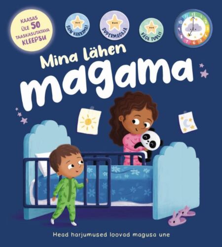 Mina lähen magama Kaasas üle 50 taaskasutatava kleepsu kaanepilt – front cover