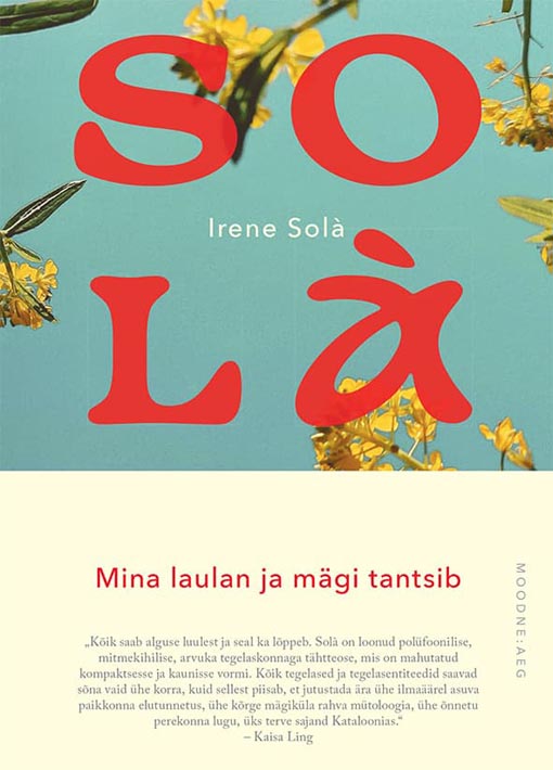 Mina laulan ja mägi tantsib kaanepilt – front cover