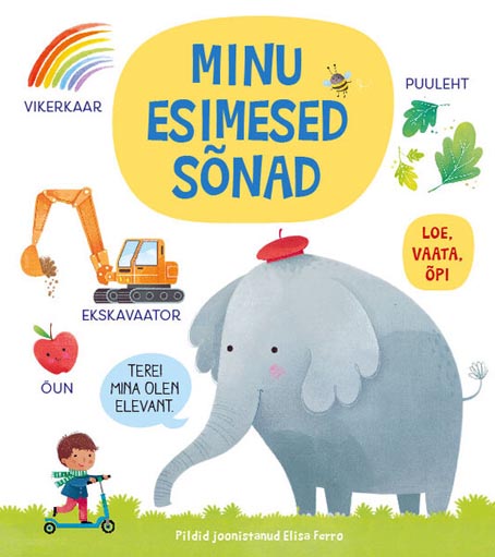 Minu esimesed sõnad kaanepilt – front cover