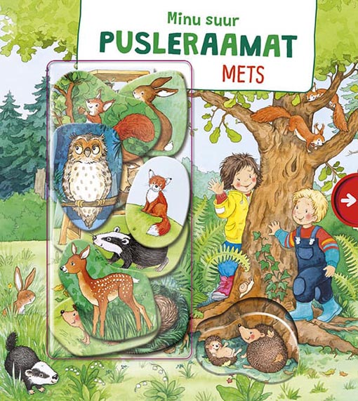 Minu suur pusleraamat: mets kaanepilt – front cover
