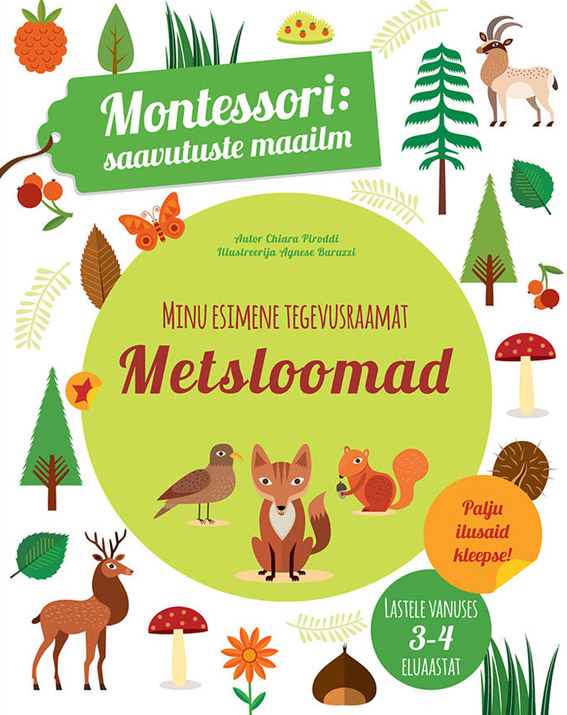 Minu esimene tegevusraamat: metsloomad kaanepilt – front cover