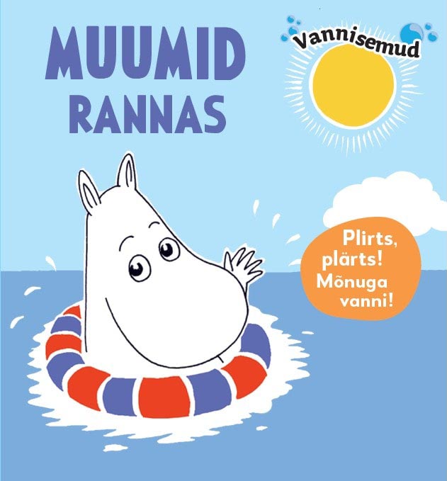 Klõpsa, et näha suuremat pilti Muumid rannas Vannisemud kaanepilt – front cover