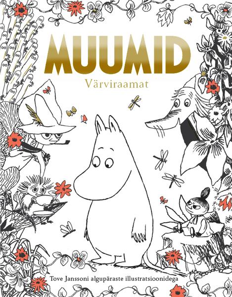 Muumid: värviraamat kaanepilt – front cover