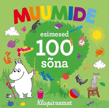 Muumide esimesed 100 sõna: klapiraamat Muumide esimesed sada sõna kaanepilt – front cover