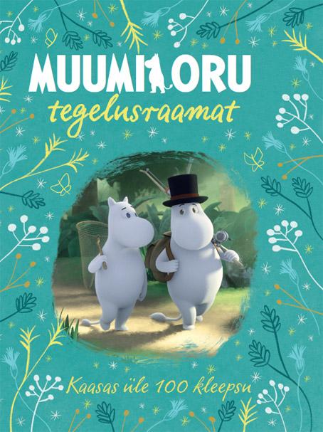 Muumioru tegelusraamat Kaasas üle 100 kleepsu kaanepilt – front cover