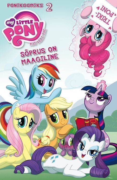 My Little Pony ponikoomiks 2: sõprus on maagiline Trikiponi kaanepilt – front cover