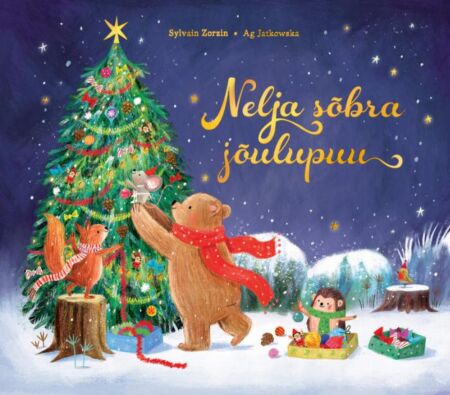 Nelja sõbra jõulupuu kaanepilt – front cover