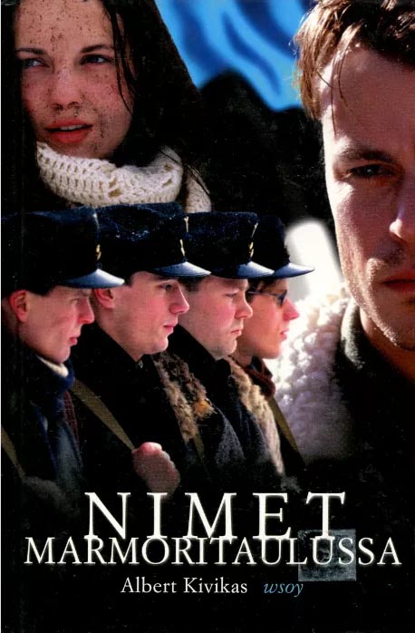 Nimet marmoritaulussa kaanepilt – front cover