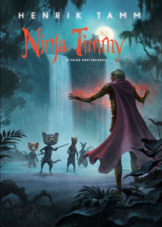 Ninja Timmy ja valge ahvi saladus kaanepilt – front cover