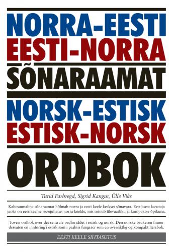 Norra-eesti, eesti-norra sõnaraamat Norsk-estisk, estisk-norsk ordbok kaanepilt – front cover