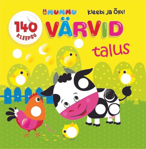 Nunnu: värvid talus Kleebi ja õpi! kaanepilt – front cover