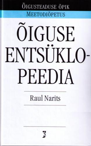 Õiguse entsüklopeedia Õigusteaduse õpik, meetodiõpetus kaanepilt – front cover