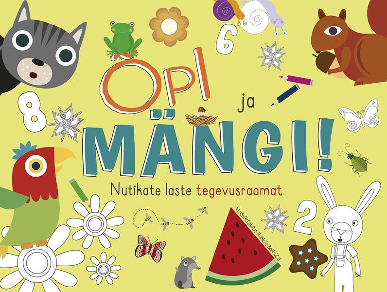 Õpi ja mängi! Nutikate laste tegevusraamat kaanepilt – front cover