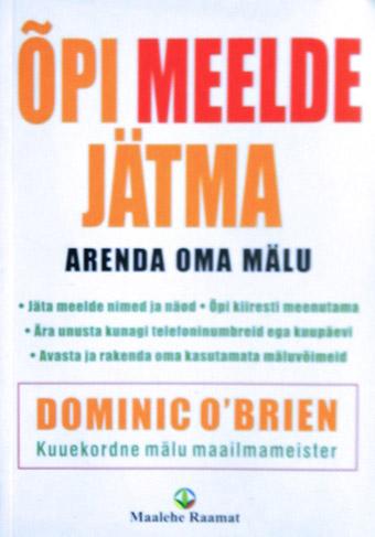 Õpi meelde jätma Arenda oma mälu kaanepilt – front cover