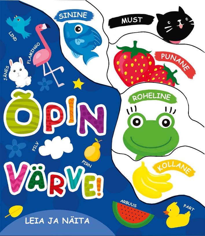 Õpin värve! Leia ja näita kaanepilt – front cover