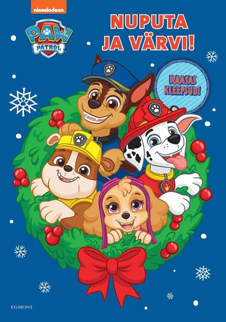 Paw Patrol: nuputa ja värvi! Kaasas kleepsud! kaanepilt – front cover