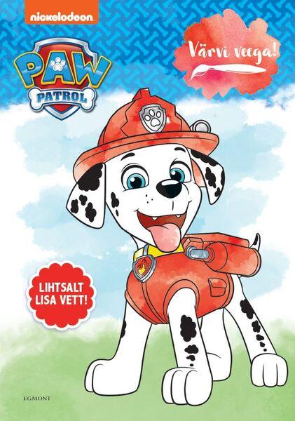 Paw Patrol: värvi veega! kaanepilt – front cover