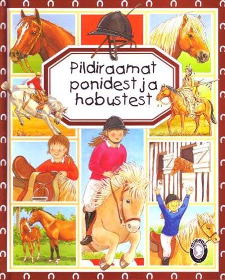 Pildiraamat ponidest ja hobustest kaanepilt – front cover