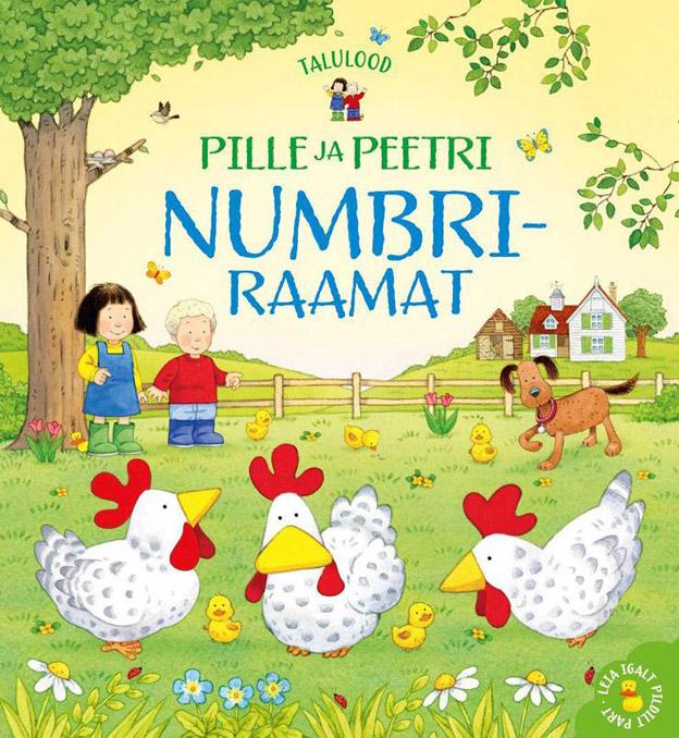 Pille ja Peetri numbriraamat kaanepilt – front cover