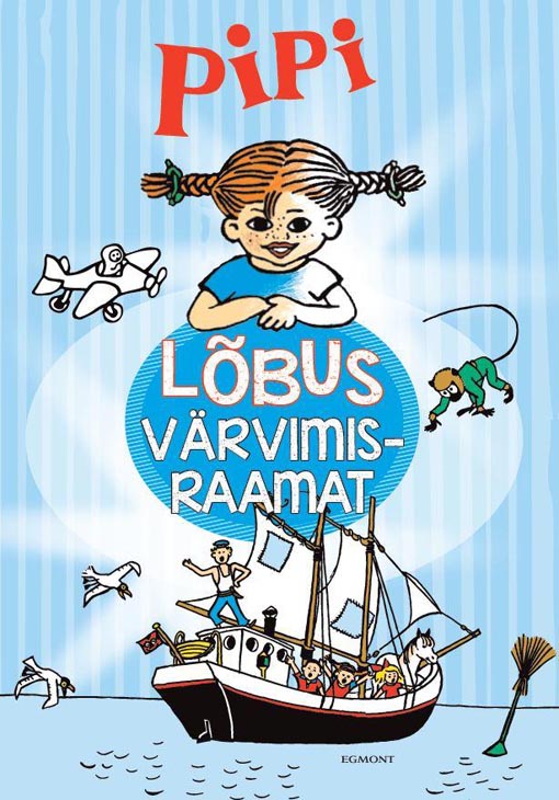 Pipi Pikksukk: lõbus värvimisraamat kaanepilt – front cover