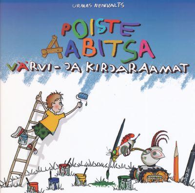 Poiste aabitsa värvi- ja kirjaraamat kaanepilt – front cover