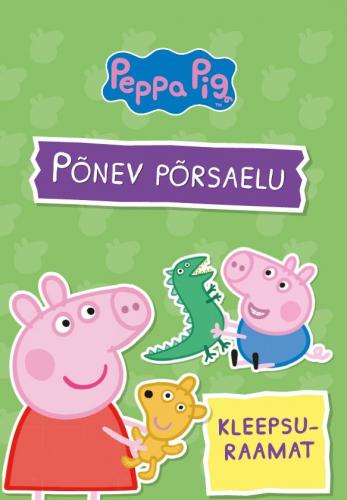 Põnev põrsaelu: kleepsuraamat kaanepilt – front cover