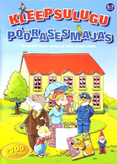 Pöörases majas: kleepsulugu kaanepilt – front cover