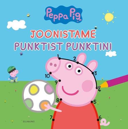 Põrsas Peppa: joonistame punktist punktini kaanepilt – front cover